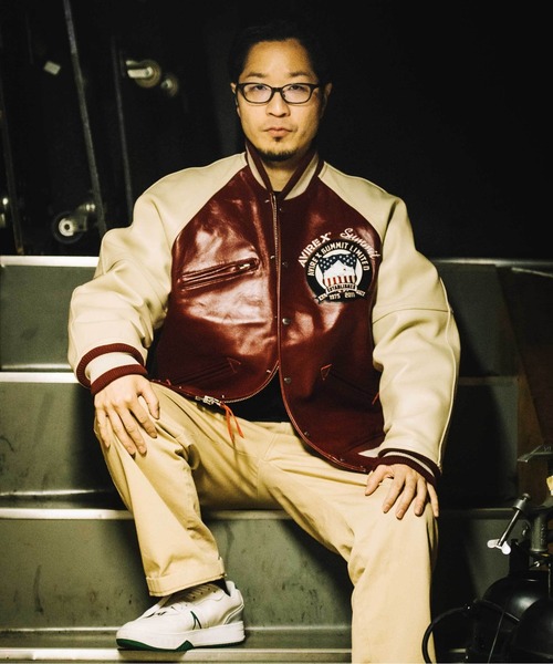 AVIREX（アヴィレックス）の「【SUMMIT × AVIREX】 LEATHER VARSITY