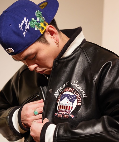 AVIREX（アヴィレックス）の「【SUMMIT × AVIREX】 LEATHER VARSITY