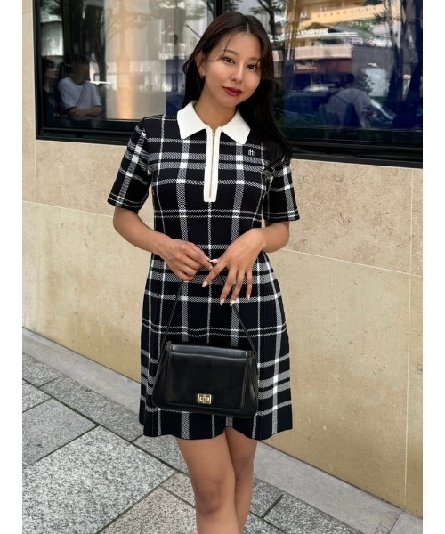 Her lip to（ハーリップトゥー）の「Trois Logo Knit Mini Dress