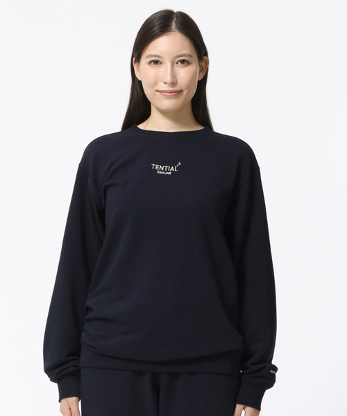 BAKUNE スウェット ウィメンズ ロングスリーブ クルーネック（ルーム