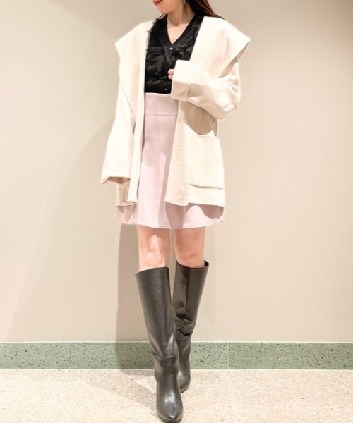 SNIDEL（スナイデル）の「フードリバーショートコート（その他アウター