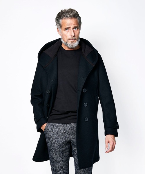junhashimoto（ジュンハシモト）の「SHAWL HOODED COAT（ダッフル