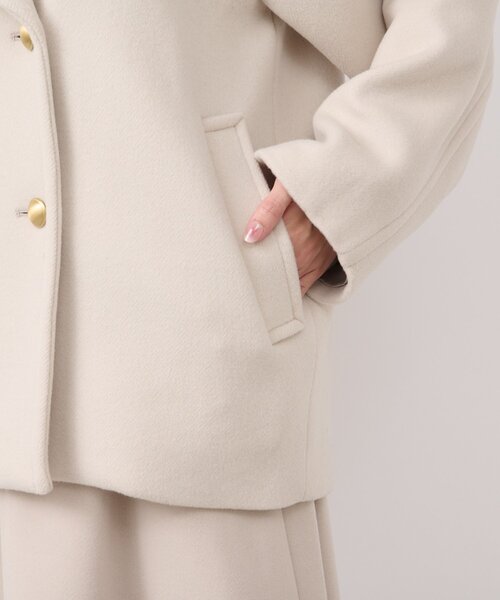 セール】【軽くて毎日着たい！】ロイヤルビーバーメタル釦Pコート