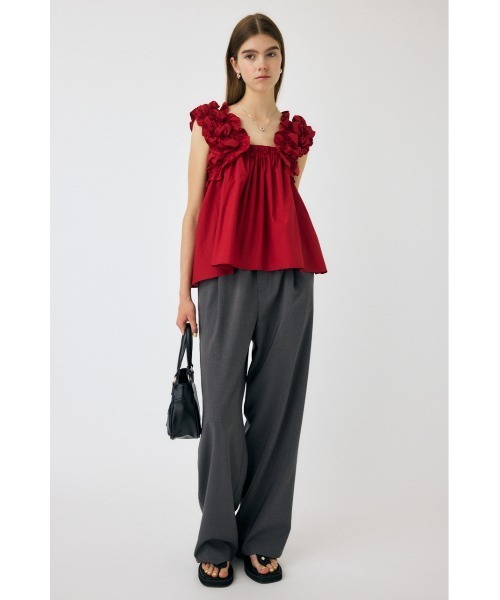 MOUSSY（マウジー）の「SHOULDER FRILLS トップス（シャツ/ブラウス