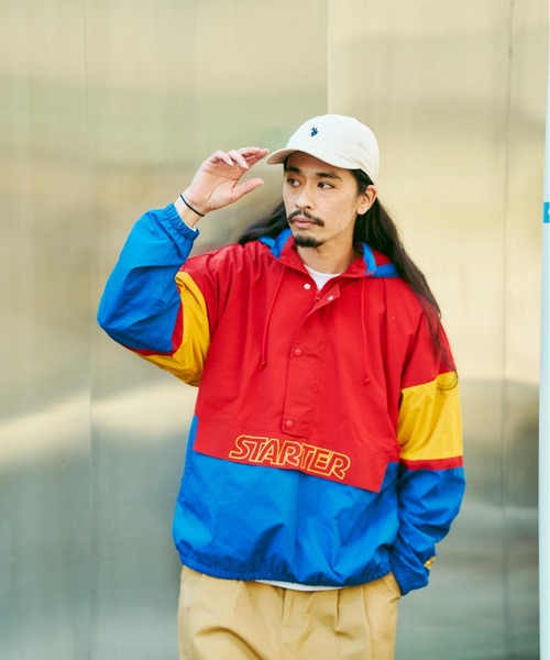 STARTER（スターター）の「WEB限定/配色切替アノラックパーカー