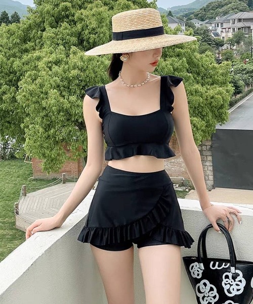 セール】肩フリル ビキニ（水着）｜pumpkin port（パンプキンポート