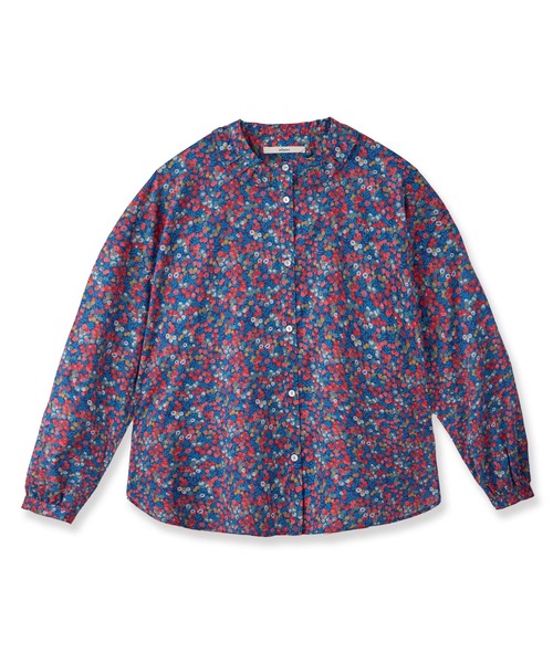 セール】リバティプリントフリルブラウス（シャツ/ブラウス）｜NIMES