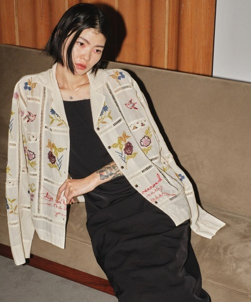 TODAYFUL（トゥデイフル）の「Embroidery Patchwork Shirts（シャツ