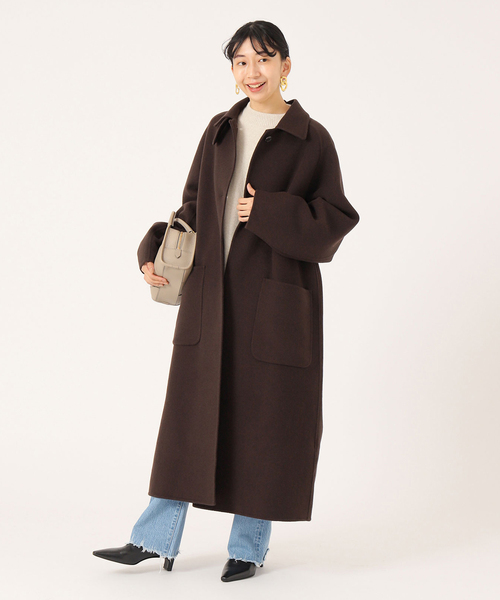 IENA（イエナ）の「MANTECO PURE リバーステンカラーコート（ステン