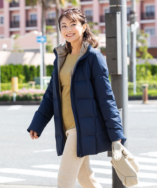 SweetMommy（スウィートマミー）の「配色使い リバーシブル ダウンママ