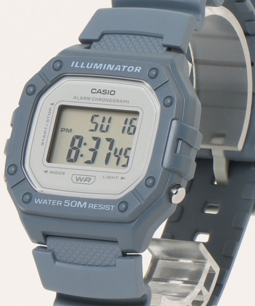 CASIO カシオ/ デジタル 樹脂ベルト 日常生活防水 腕時計 //// W