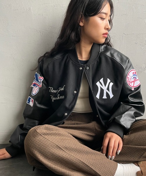 セール】[FANATICS/ファナティクス] 別注 MLBロゴワッペン メルトン