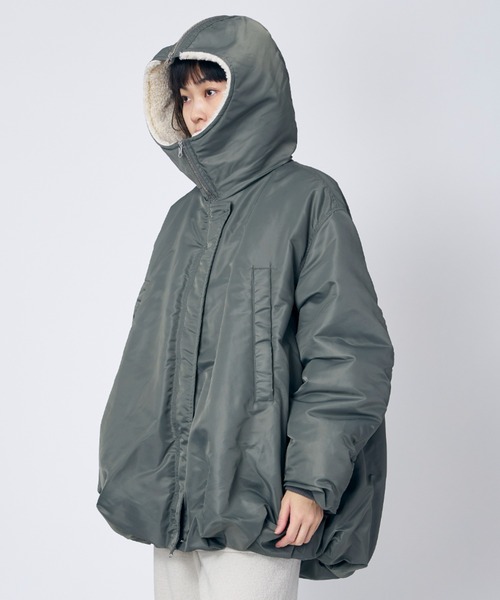 CLANE（クラネ）の「CLANE BALLOON DESIGN HOODED N3B（その他アウター