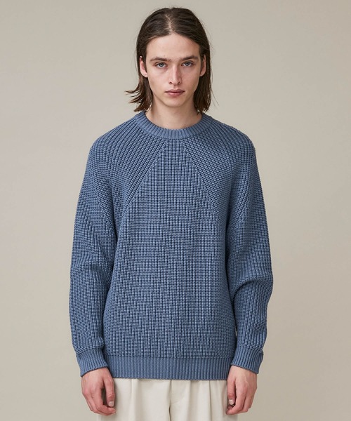 BATONER（バトナー）の「【BATONER】シグネチャークルーネックニット