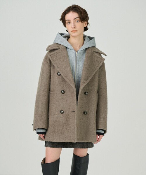 セール】モヘヤシャギーPコート（ピーコート）｜Diagram（ダイアグラム