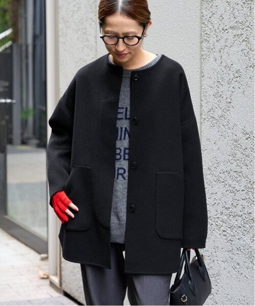 セール】≪WEB限定追加≫ハミルトンリバークルーネックコート（ノー