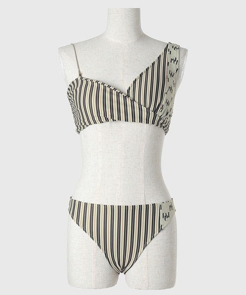 ワンショルダーセパレートスウィムウェア（水着）｜anuans（ア