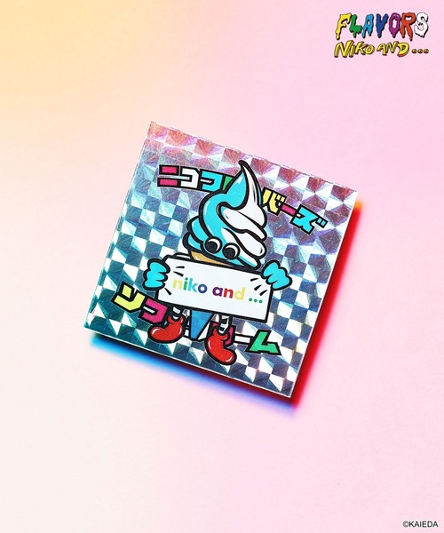 FLAVORS】コラボ キラキラシール（ステッカー/テープ）｜niko and