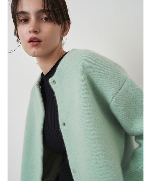 ELENDEEK（エレンディーク）の「CNラクーンミックスダブルカーディガン