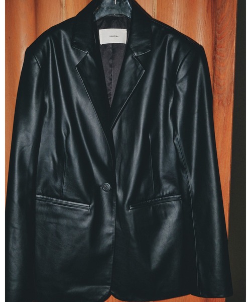 TODAYFUL（トゥデイフル）の「エコレザーテイラージャケット