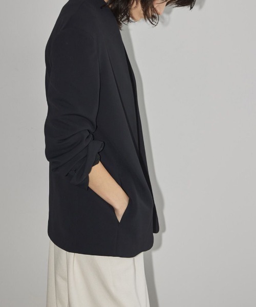 TODAYFUL（トゥデイフル）の「TODAYFUL Collarless Twill JK カラー