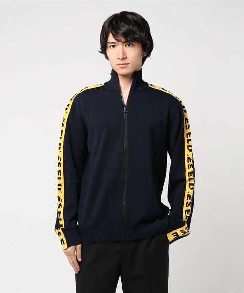 DIESEL（ディーゼル）の「メンズ ニット ジップアップニット