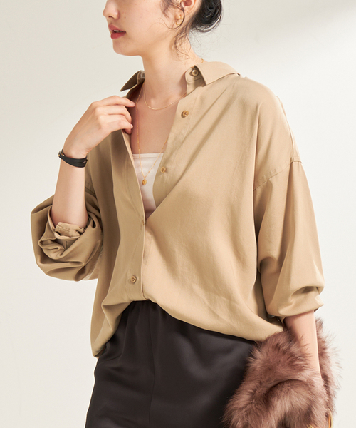 plage（プラージュ）の「drape シャツ（シャツ/ブラウス）」 - WEAR