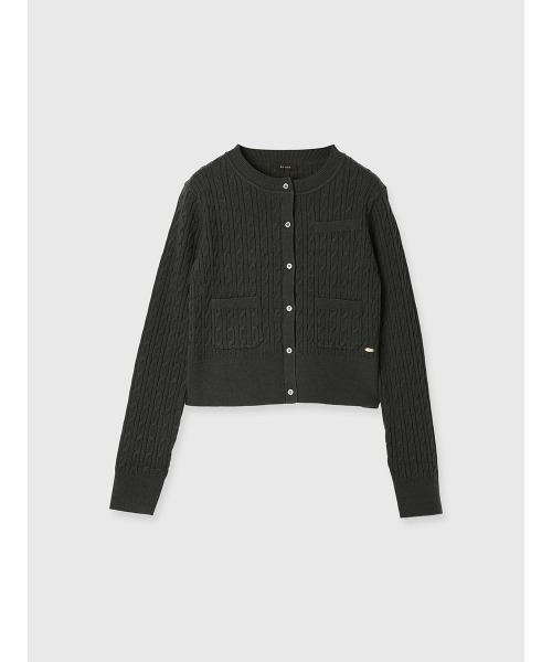 ZOZO限定商品＆限定カラー】リトルケーブルニットカーディガン
