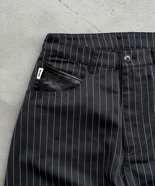 セール】ワイドストレートストライプパンツ（その他パンツ）｜Perushu