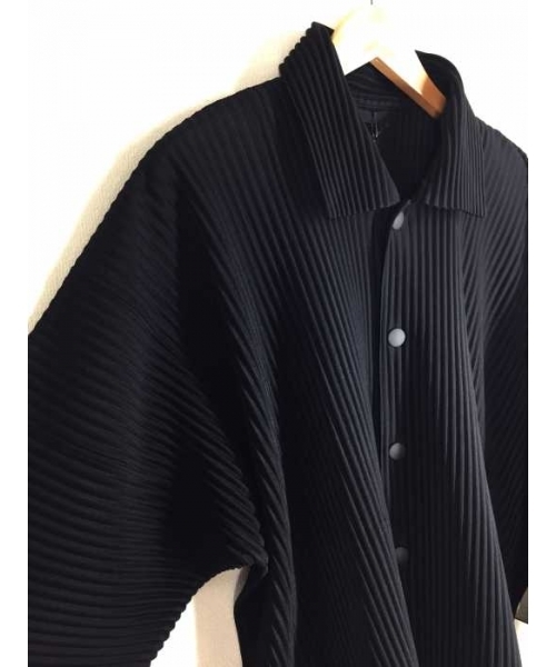 ブランド古着】プリーツ ジャケット スナップボタン（その他アウター