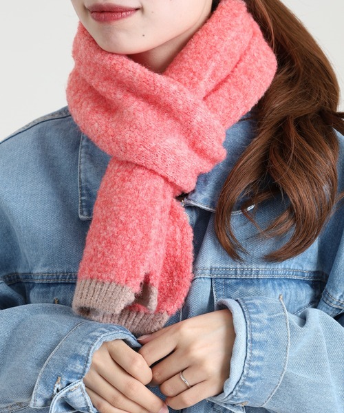 セール】PAGE ONE カラーネップニットマフラー（マフラー）｜FUNALIVE