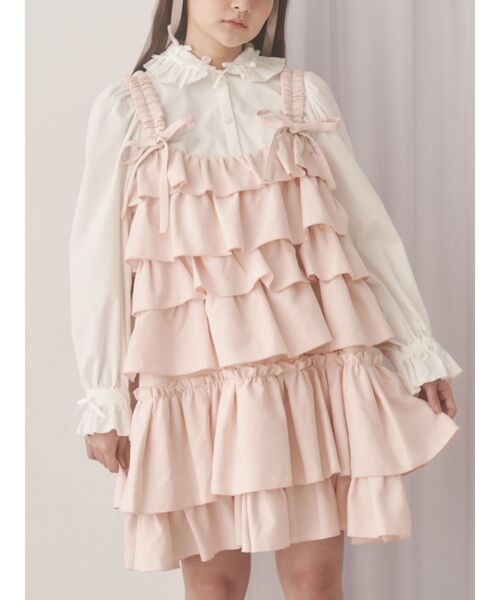 ホイップクリームミニワンピース（ワンピース）｜merry jenny（メリー