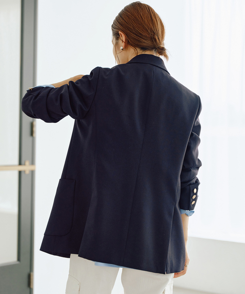 IENA（イエナ）の「ウールダブルブレストジャケット（その他アウター