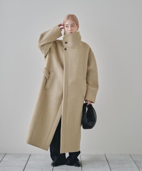 TODAYFUL（トゥデイフル）の「Standcollar Wool Coat（ステンカラー