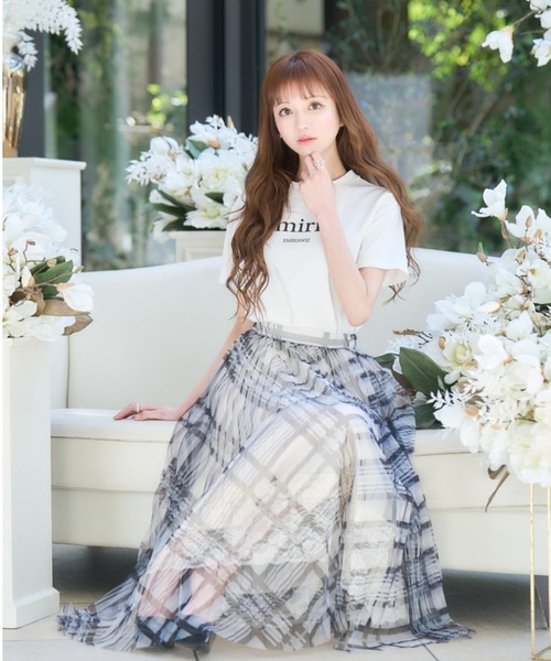 emiriawiz（エミリアウィズ）の「Tulle check skirt（スカート）」 - WEAR
