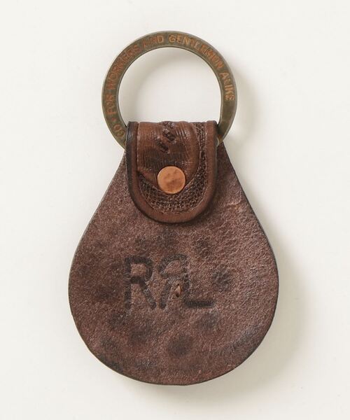 RRL（ダブル アール エル）の「ツールド レザー コンチョ キーフォブ