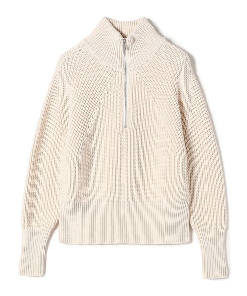 BATONER（バトナー）の「【SHIPS別注】BATONER:ハーフ ジップ ニット