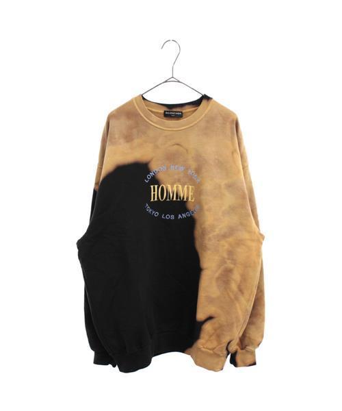 ブランド古着】ブリーチ加工スウェットトレーナー（スウェット