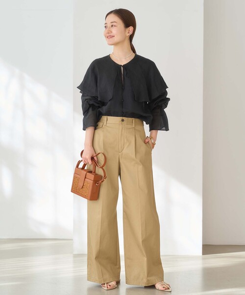 IENA（イエナ）の「ラミヴィスシアービックカラーブラウス（シャツ