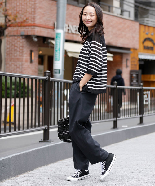 Munich（ミューニック）の「ドライタッチオックスタックワイドパンツ