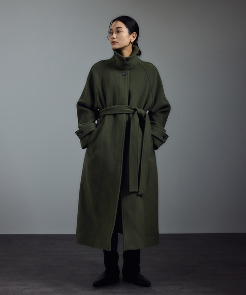 WEB限定】MANTECOウールバルマカンコート（ステンカラーコート