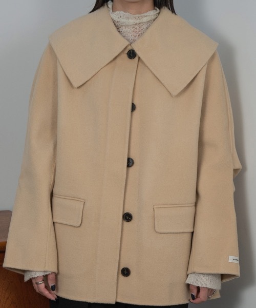 I_am（アイアム）の「handmade big collar coat（その他アウター