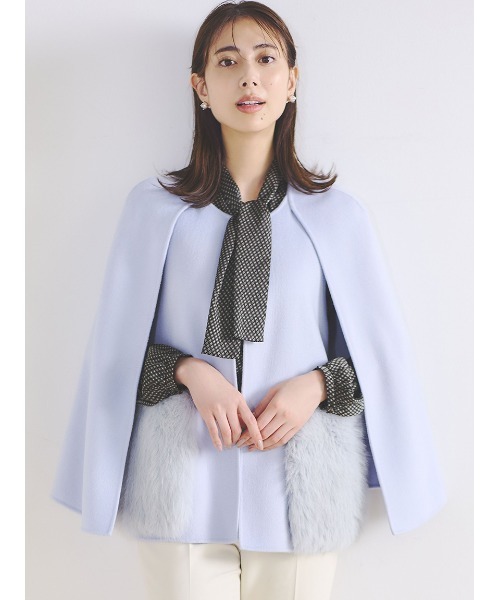 CELFORD（セルフォード）の「ファーポケットリバーケープジャケット