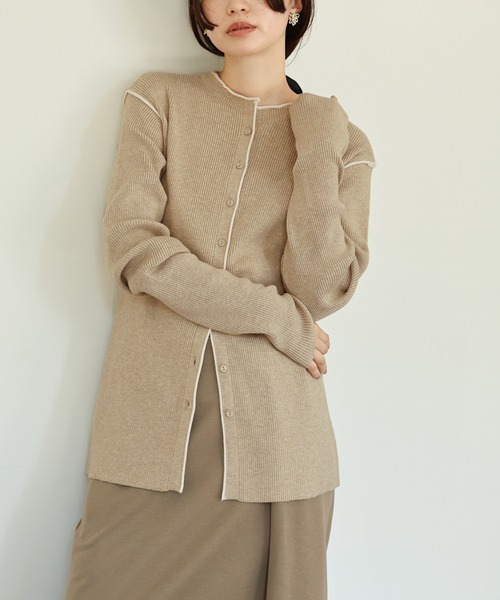 セール】【Et】Color linking Cardigan（カーディガン/ボレロ