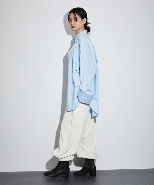 ADAM ET ROPE'（アダムエロペ）の「ラムレザーミドルブーツ（ブーツ