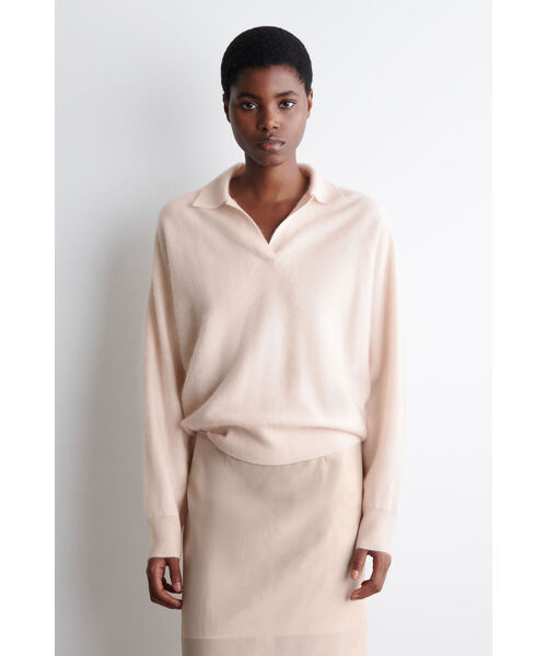 ブラッシュドカシミヤポロセーター（ポロシャツ）｜COS（コス）の