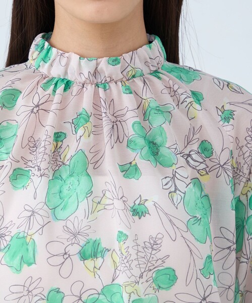 TOMORROW LAND 2024 TOMORROWLAND ピオニープリント ギャザーネック