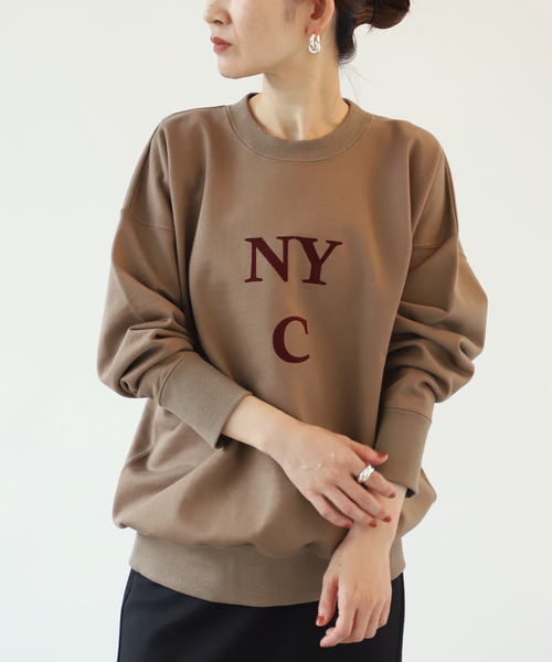 ロゴ シルケットコットンスウェット（スウェット）｜VERMEIL par iena