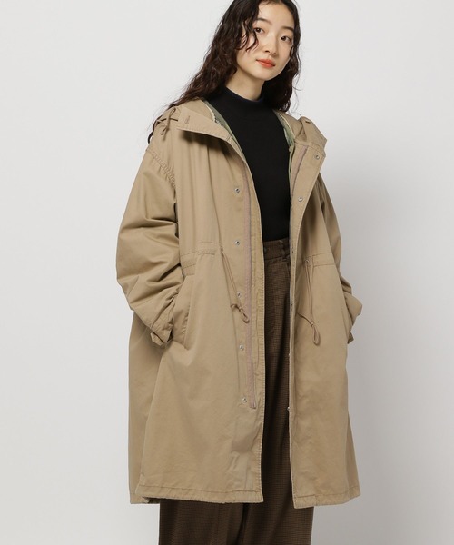 niko and（ニコアンド）の「ライナーセットスタンドコート（モッズ