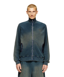 DIESEL（ディーゼル）の「メンズ ジップアップコットンスウェット S